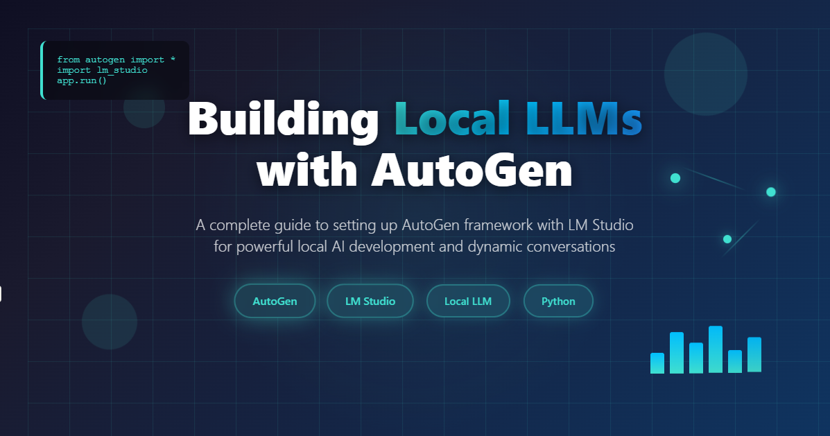 Exploring AutoGen with LM Studio and Local LLM cover image