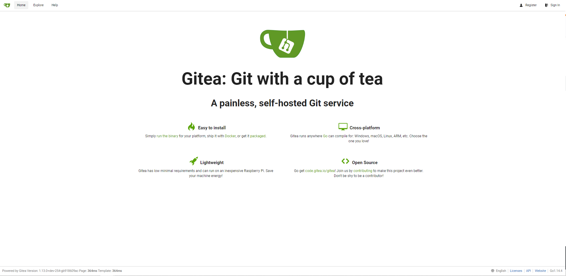 gitea-running