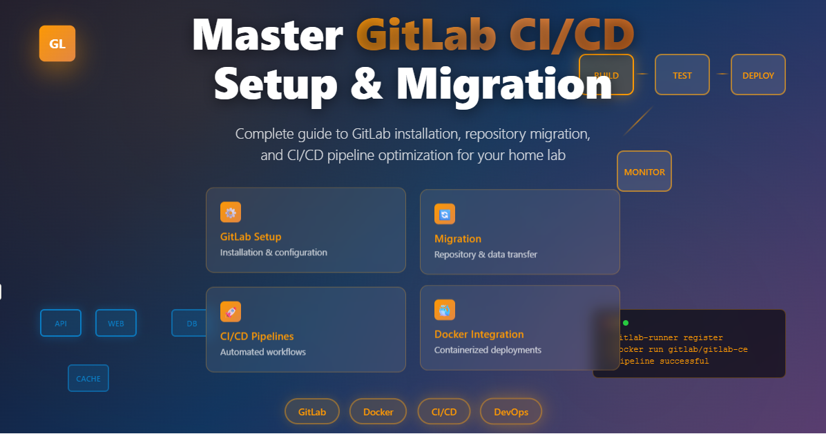 GitLab Setup: Installation, Migration, and CI/CD Simplified cover image
