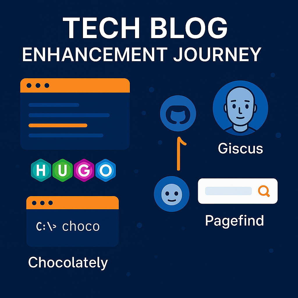 Upgrading My Tech Blog: Hugo, Giscus, and Pagefind Integration cover image