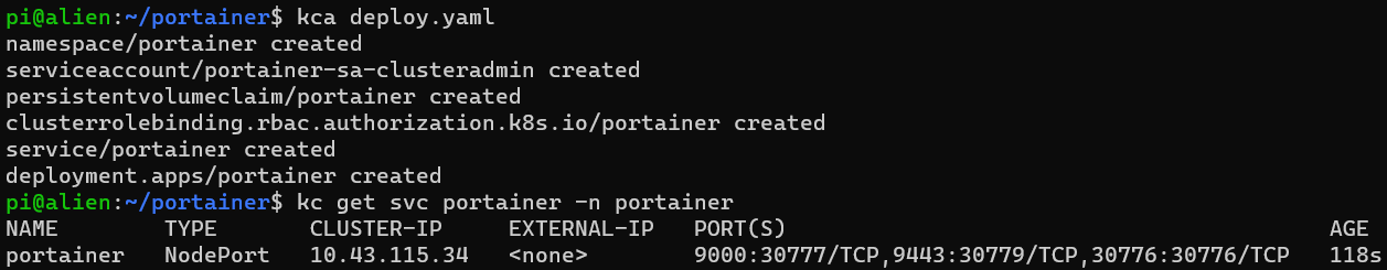 portainer-install-on-k3s-cluster