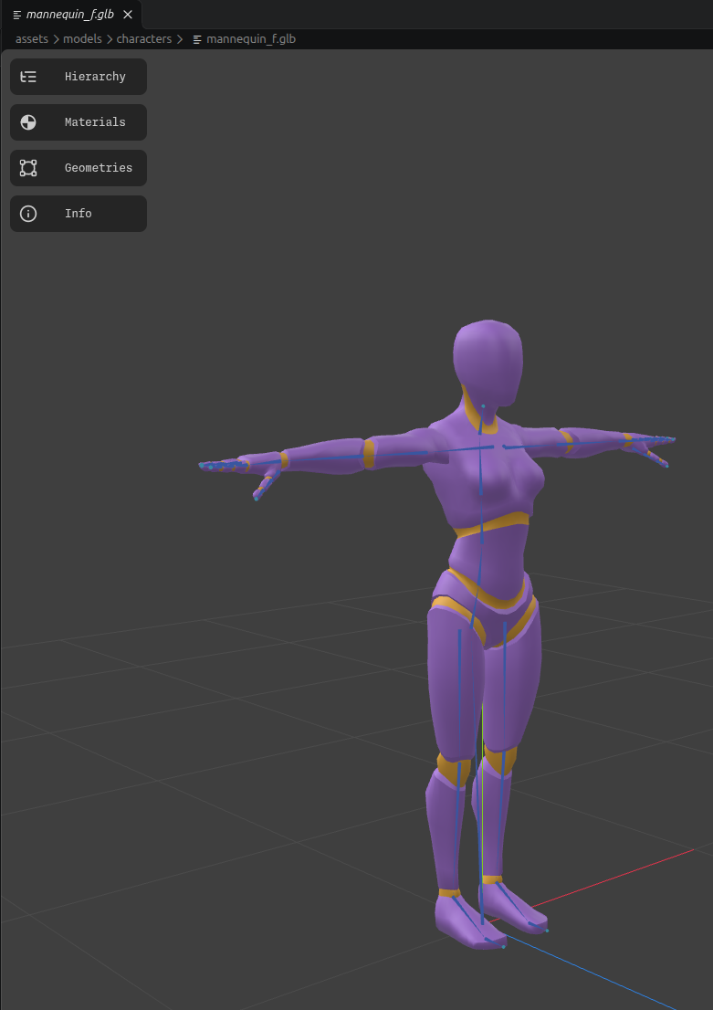 The original female mannequin used in The Jade Crypt