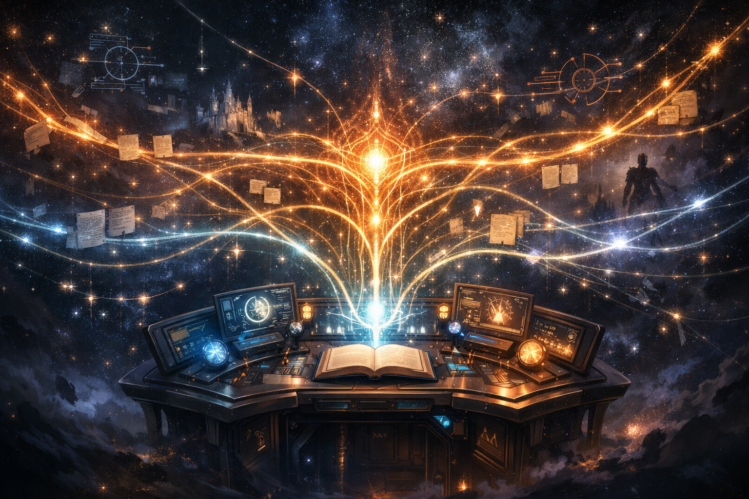 Engineering a Narrative Multiverse