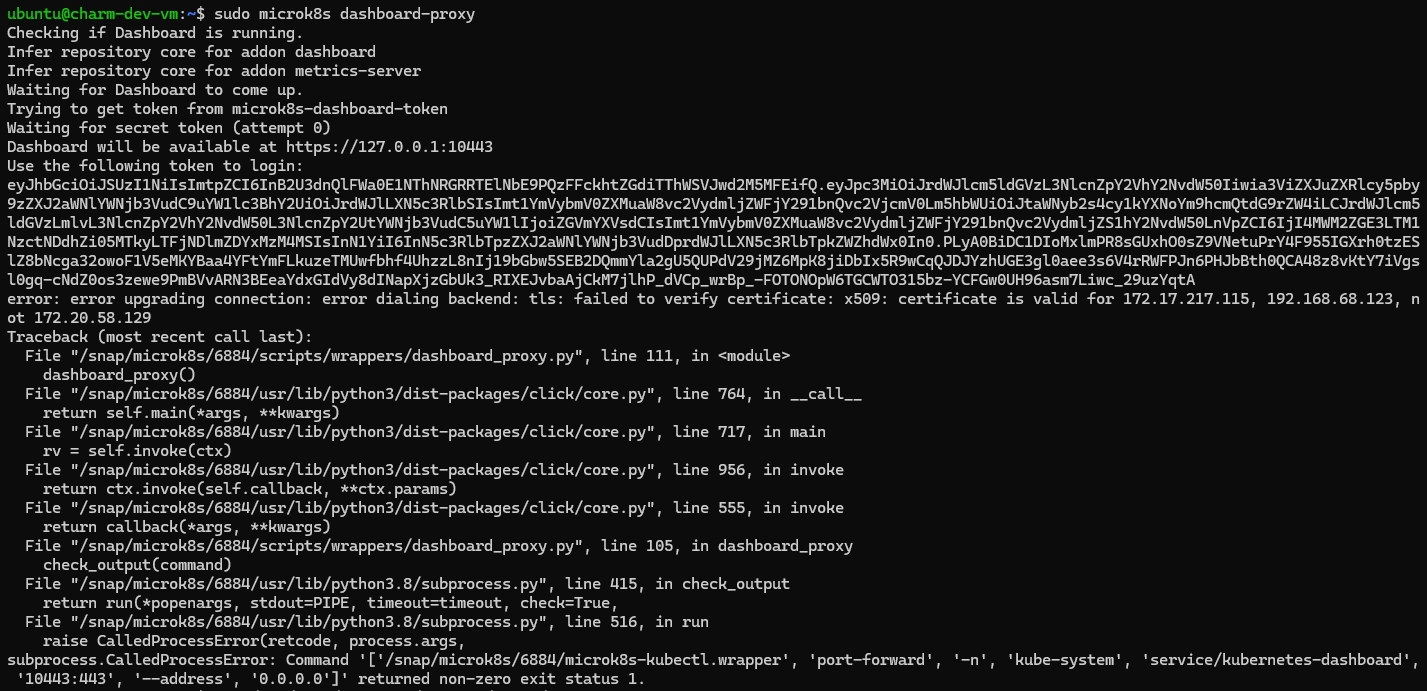 multipass-microk8s-dashboard-proxy-cert-error