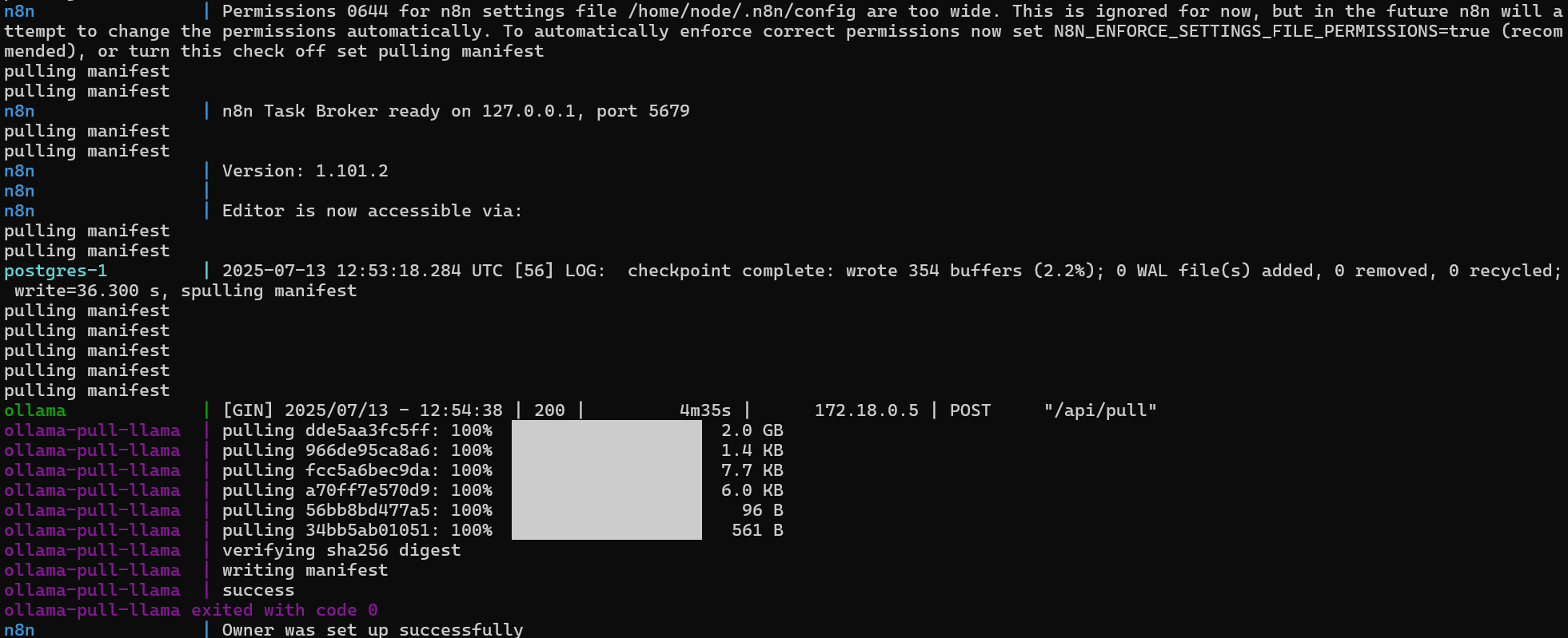 n8n-local-setup-success