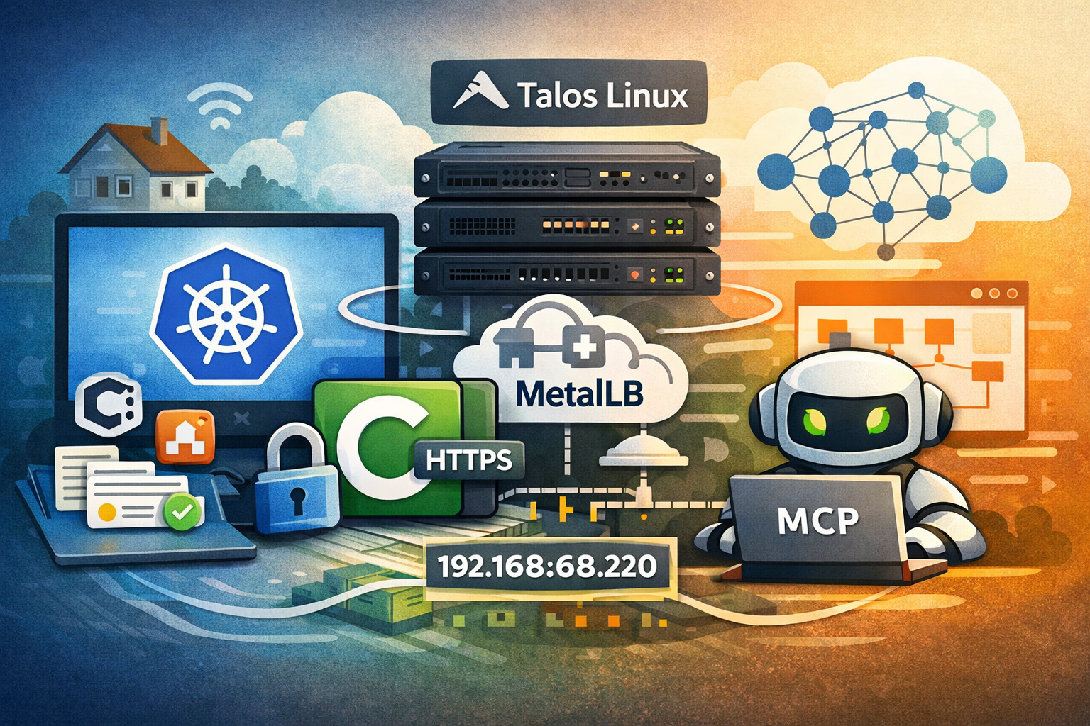 HA Talos Kubernetes Homelab with Self-Hosted Draw.io and MCP cover image